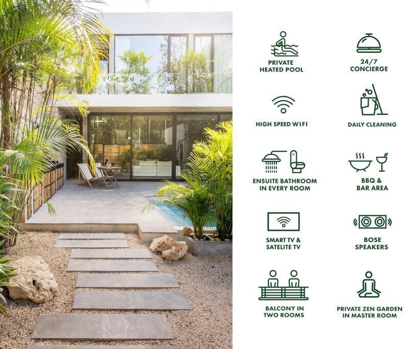Villa Nimi Architectural Masterpiece Experience Private Pool & Great Concierge Service By Hum Living Тулум Экстерьер фото